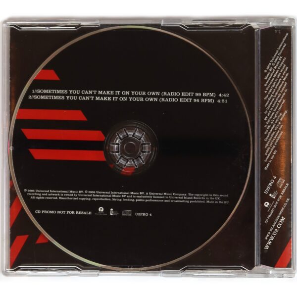 IMG_5194 U2 - Sometimes You Can't Make It On Your Own Single CD Promo EU / Korea
