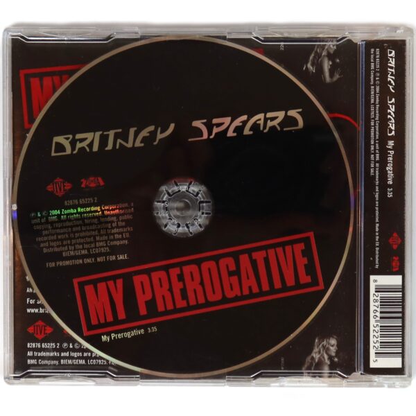 Britney Spears - My Prerogative Single CD Promo EU / Korea