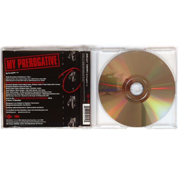 Britney Spears - My Prerogative Single CD Promo EU / Korea