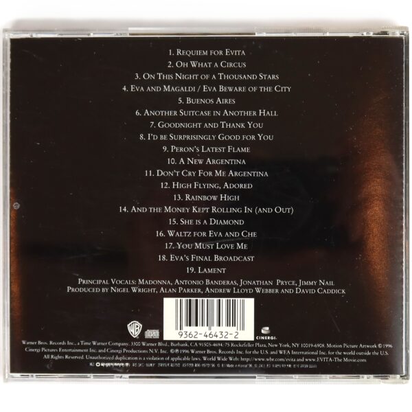 IMG_5237 Evita OST Soundtrack Korean CD Album Korea Madonna