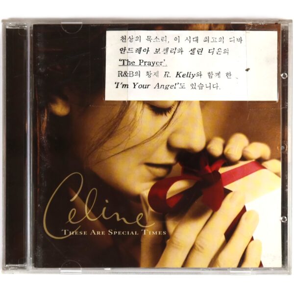 IMG_5263 Celine Dion - These Are Special Times Korean Promo CD Album Korea
