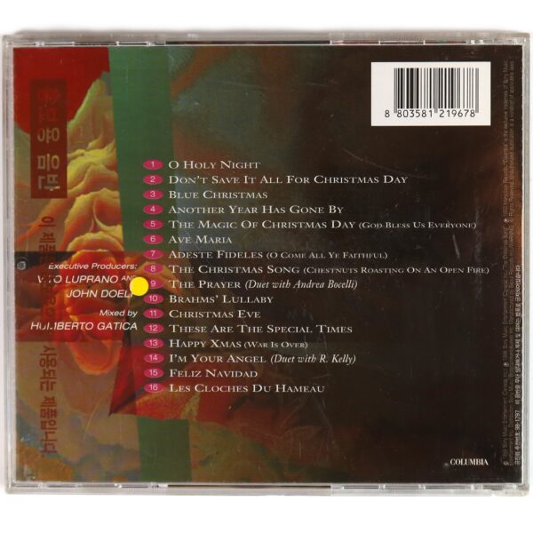 IMG_5264 Celine Dion - These Are Special Times Korean Promo CD Album Korea