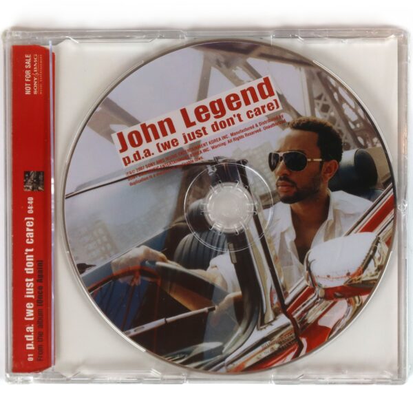 John Legend - p.d.a. (We Just Don't Care) Korean Promo Single CD Korea