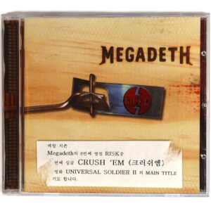 Megadeth - Risk Korean Album Promo CD Korea