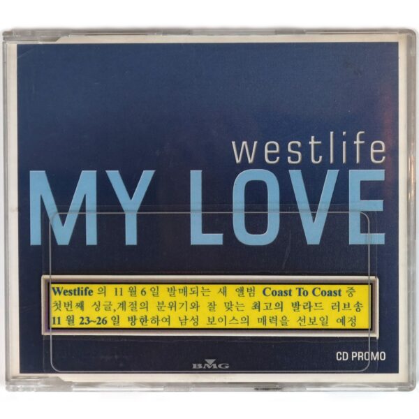 IMG_5309 Westlife - My Love Single CD Promo EU / Korea
