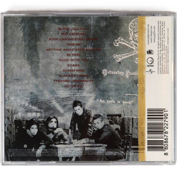 IMG_5369 Papa Roach - Getting Away With Murder Korean Album CD Korea