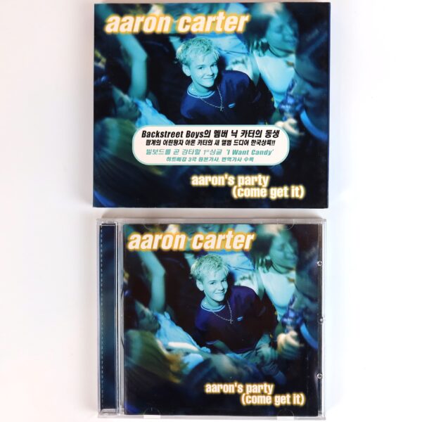IMG_5380 Aaron Carter - Aaron's Party (Come Get It) Album Sealed CD Korea