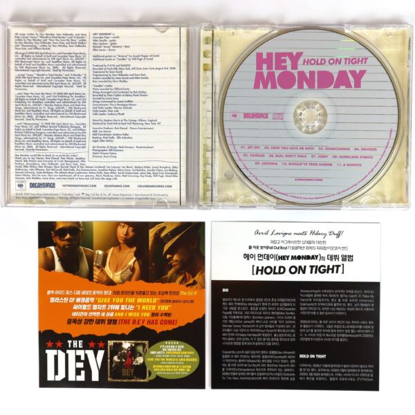 Hey Monday – Hold On Tight Album Promo CD Korean Insert Korea