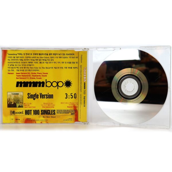 IMG_5431 Hanson - Mmm Bop Sampler Promo Single Korean CD Korea Mmmbop