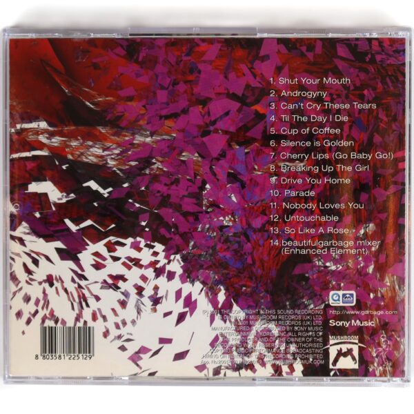 Garbage - Beautiful Garbage Album Korean CD Korea Insert