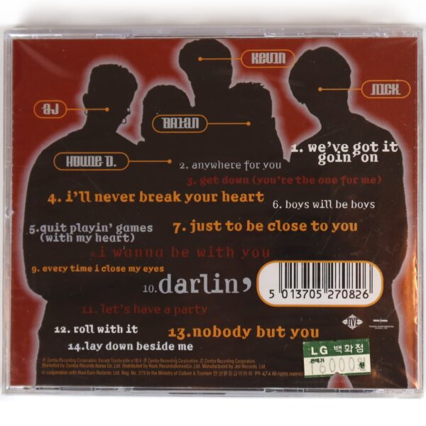 Backstreet Boys - Backstreet Boys Album Korean Sealed CD Korea