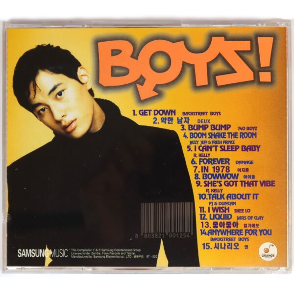 IMG_5542 Backstreet Boys Cover Boys! Korean Compilation Album CD Korea Deux