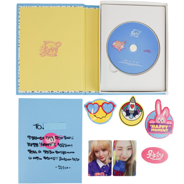 WJSN - Happy Moment [Happy Ver.] 1st Album Signed + Message Promo CD 2017