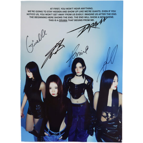 IMG_5586 Aespa - Drama 4th Mini Album Signed Promo CD 2023