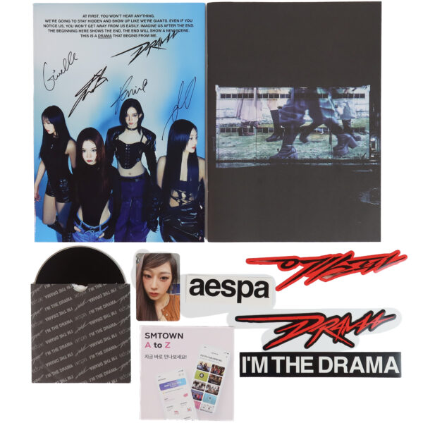 IMG_5587 Aespa - Drama 4th Mini Album Signed Promo CD 2023