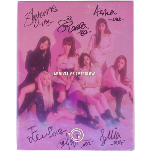IMG_5594 Everglow - Arrival of Everglow 1st Single Album Signed Promo CD 2019
