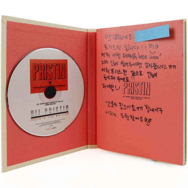 Pristin - Hi! Pristin [Prismatic Ver.] 1st Mini Album Signed + Message CD 2017