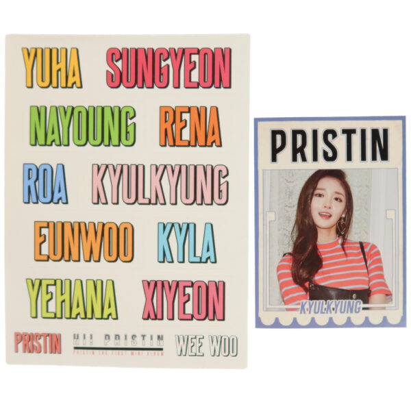 Pristin - Hi! Pristin [Prismatic Ver.] 1st Mini Album Signed + Message CD 2017