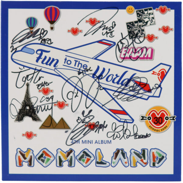 Momoland - Fun To The World 4th Mini Album Signed Promo CD 2018