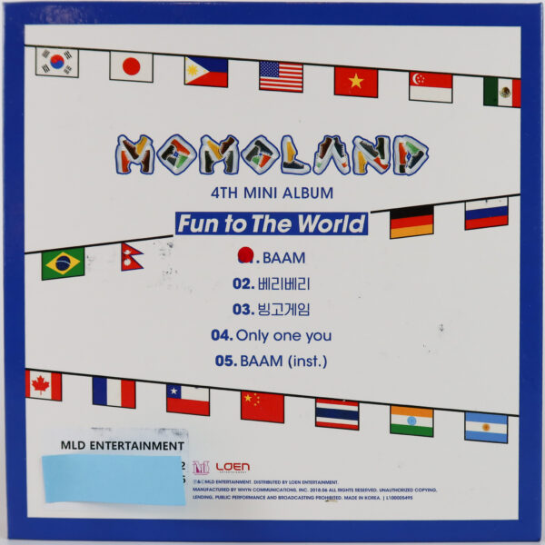 Momoland - Fun To The World 4th Mini Album Signed Promo CD 2018