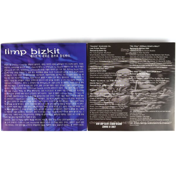 Limp Bizkit - New Old Songs Album CD Korea