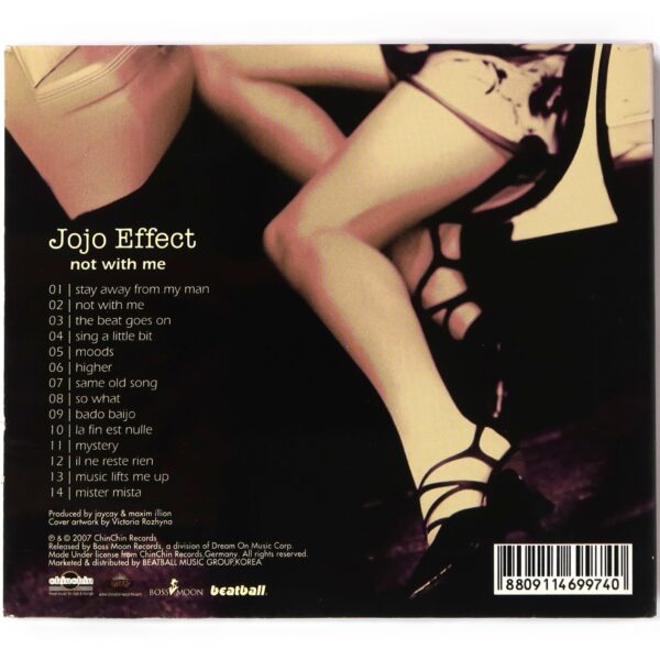 IMG_5732 Jojo Effect - Not With Me Korean CD Korea Digipak Hype Sticker
