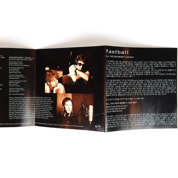 Fastball - All The Pain Money Can Buy Korean CD Korea