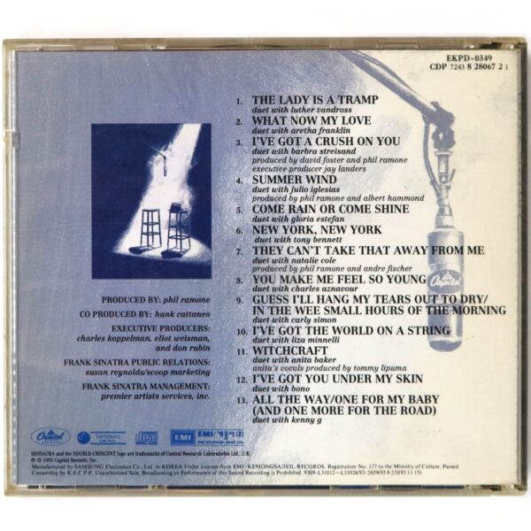 IMG_5759 Frank Sinatra - Duets Korean CD Korea Insert