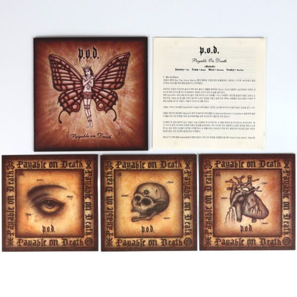 IMG_5776 P.O.D. - Payable On Death Album CD + DVD + Collector Cards Promo Korea