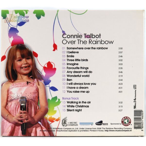 IMG_5889 Connie Talbot - Over The Rainbow Album Korean CD Korea Braille