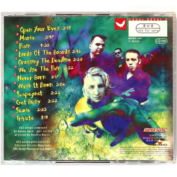 Guano Apes - Proud Like A God Album Korean Promo CD Korea