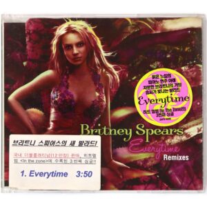 Britney Spears - Everytime (Remixes) Korean Maxi Single CD Promo Korea