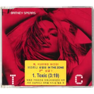 Britney Spears - Toxic Single CD Promo EU / Korea