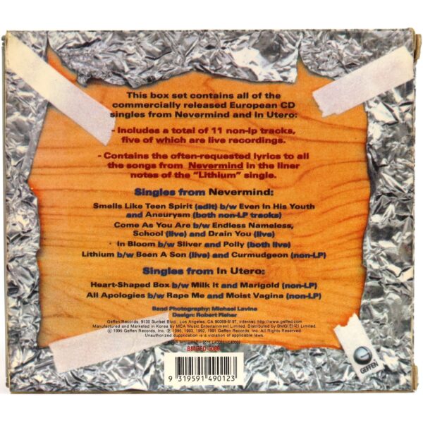 IMG_6022 Nirvana - Singles Korean Box Set 6 x CD Korea