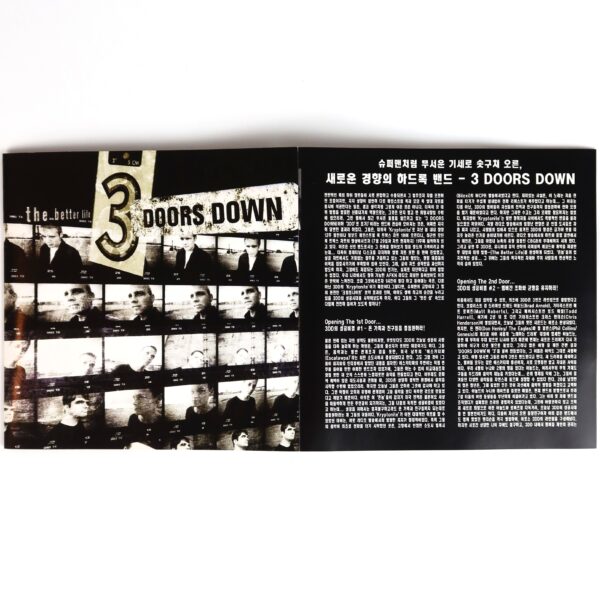 3 Doors Down - The Better Life Album Korean CD Korea