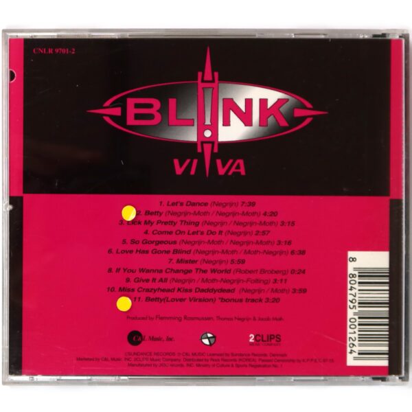 IMG_6083 Blink - Viva Album Korean CD Promo Korea Denmark