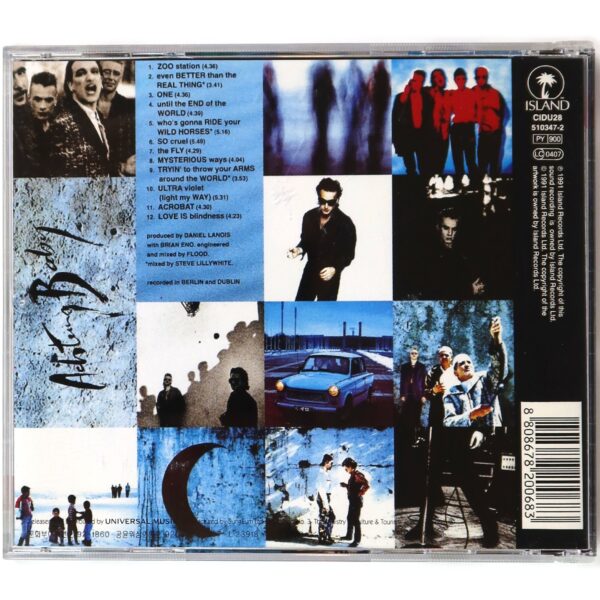 U2 - Achtung Baby Korean Album CD Korea Universal