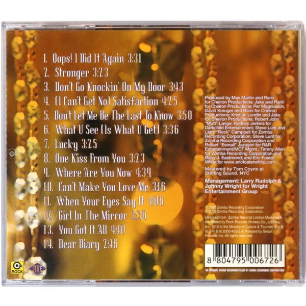 IMG_6152 Britney Spears - Oops!...I Did It Again Korean Album CD Korea