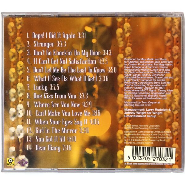 IMG_6158 Britney Spears - Oops!...I Did It Again Korean Album CD Korea Hype Sticker