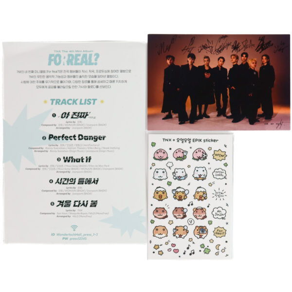 IMG_6190 TNX - For Real? 4th Mini Album Signed CD Promo 2025 The New Six