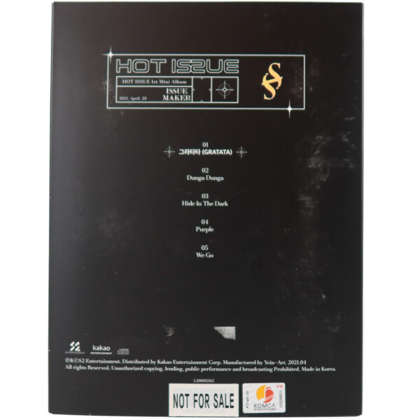 IMG_6210 Hot Issue – Issue Maker 1st Mini Album Signed Promo CD 2021