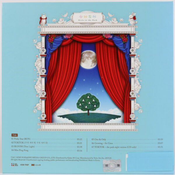 IMG_6365 GWSN - The Park In The Night Part Two 2nd Mini Album Promo CD No Photocards 2019