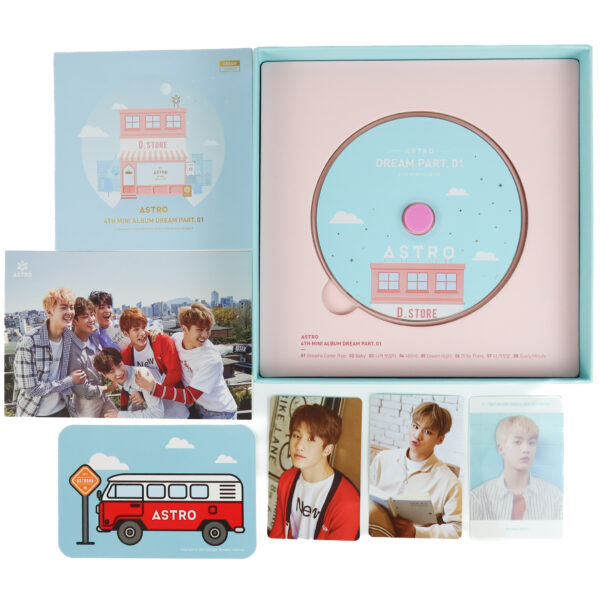 Astro - Dream Part. 01 [Day Ver.] 4th Mini Album CD + PCs [no booklet] 2017