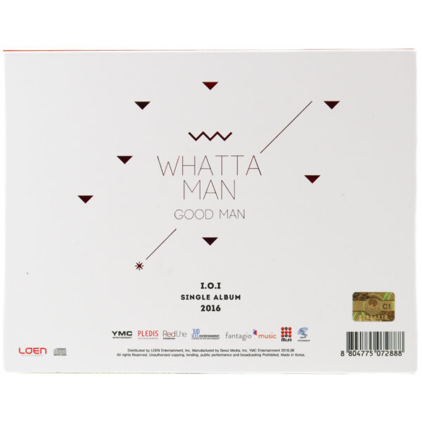 I.O.I - Whatta Man 1st Single Album Signed CD 2016