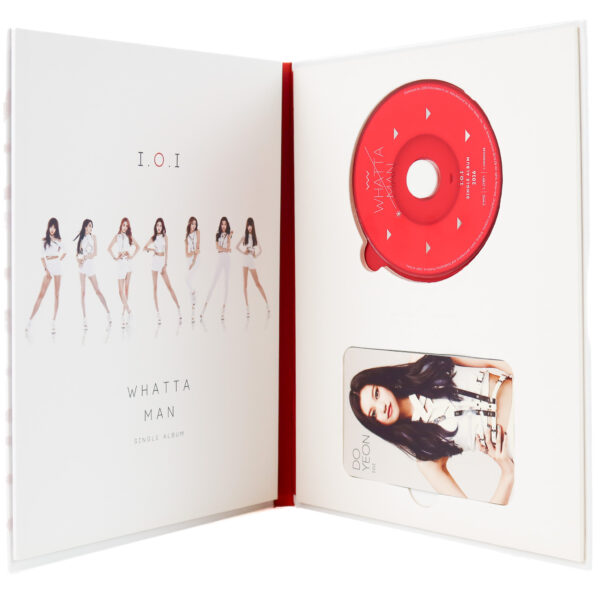 I.O.I - Whatta Man 1st Single Album Signed CD 2016