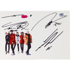 Shinee Jonghyun, Minho, Taemin Signed Skechers Mini Poster
