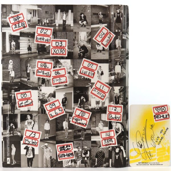 Exo - XOXO 1st Album Repackage CD + Sehun Photocard 2013