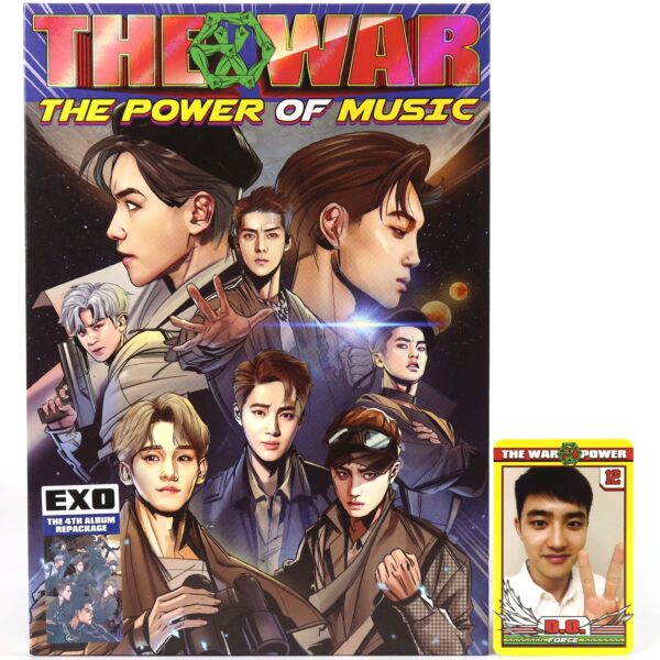 IMG_6656 Exo - The War: The Power Of Music 4th Album Repackage CD + D.O Photocard 2017
