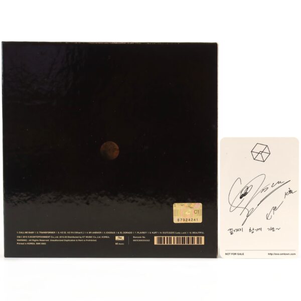 Exo - Exodus [Korean / Kai Ver.] Album CD + Sehun PC 2015
