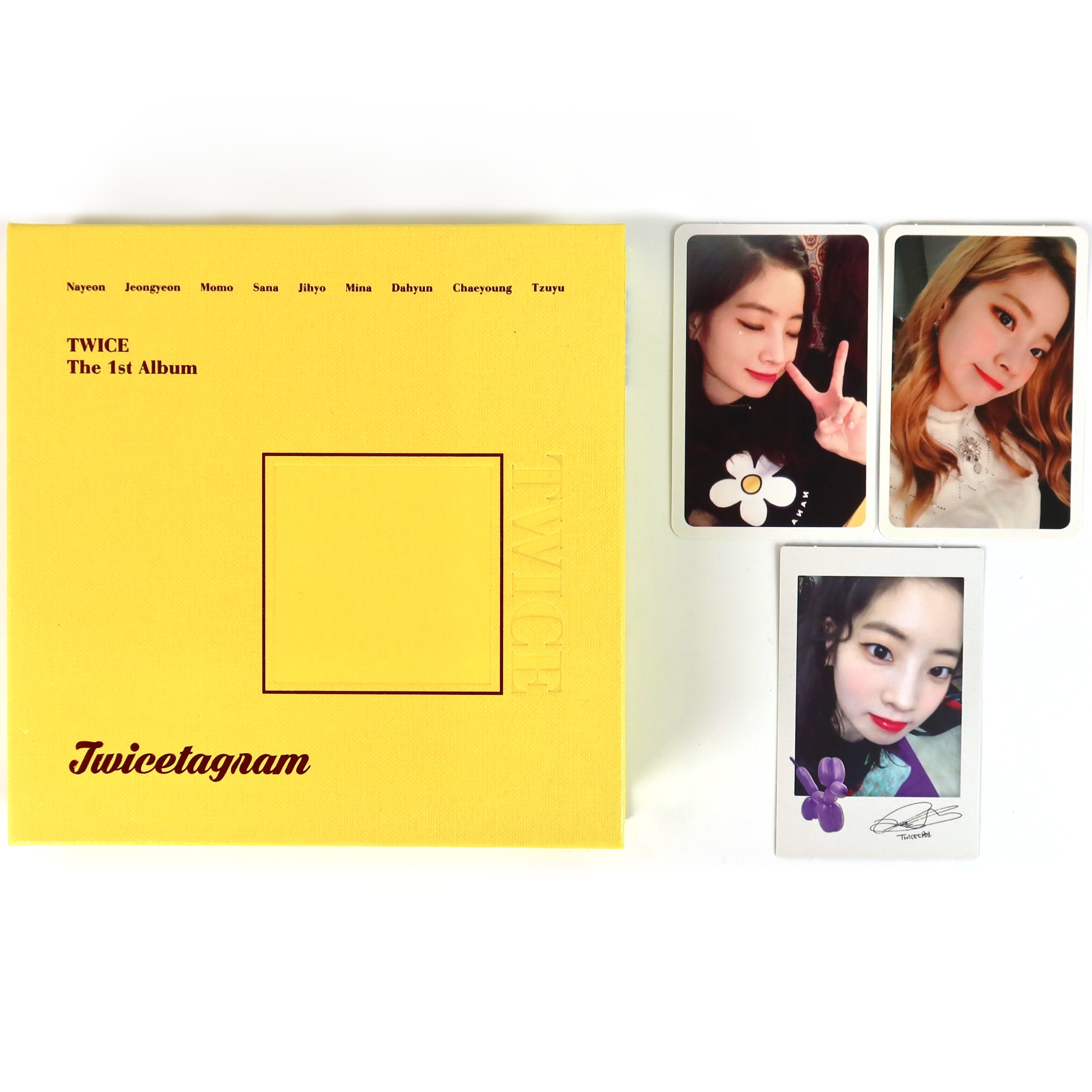 Twice - Twicetagram [Ver. B] 1st Album CD Dahyun Set 2017 - Korea